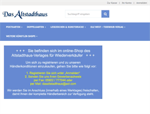 Tablet Screenshot of dasaltstadthaus.com
